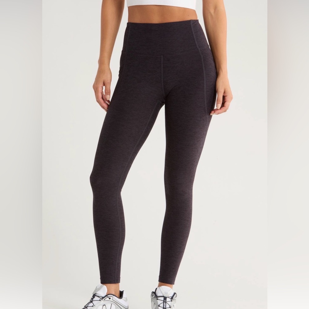 Zella Charcoal Gray Renew high waist pocket Leggings